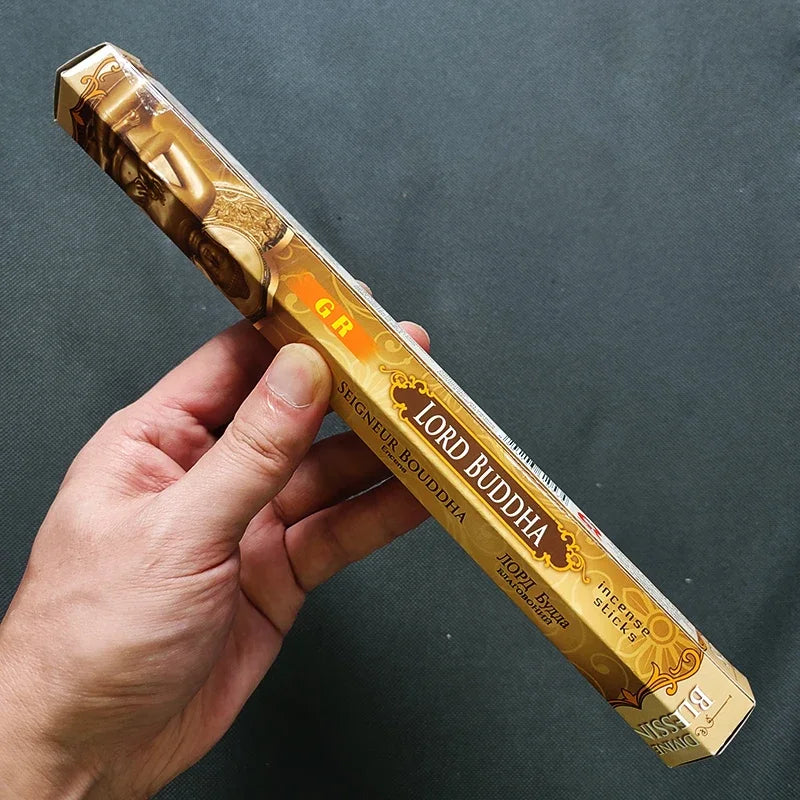 20 Sticks Indian Incense – White Sage, Lavender, Sea Breeze & More for Meditation & Yoga